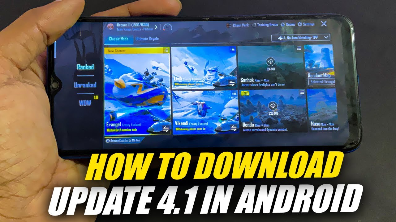 How To Download 4.1 Update PUBG MOBILE | PUBGMOBILE 4.1 Update Kaise Download Kare