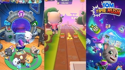 Talking Tom Time Rush - The Best New Game on iOS! Android Gameplay part #4