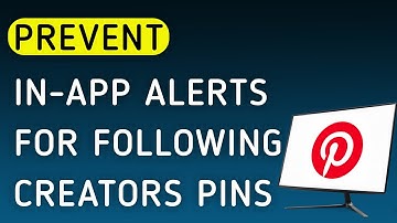 How To Prevent In-App Notifications For Following Creators Pins On Pinterest On PC (New Update)