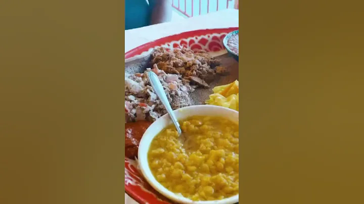 Vegan Ethiopian Food #vegan #ethiopianfood #shorts