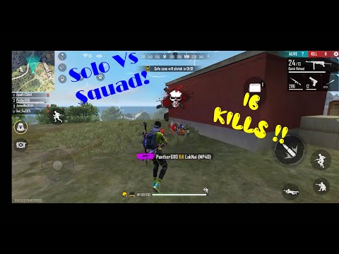 Solo VS Squad -Bermuda (All my Team Members Died) || 16 Kills || Gameplay || Free Fire