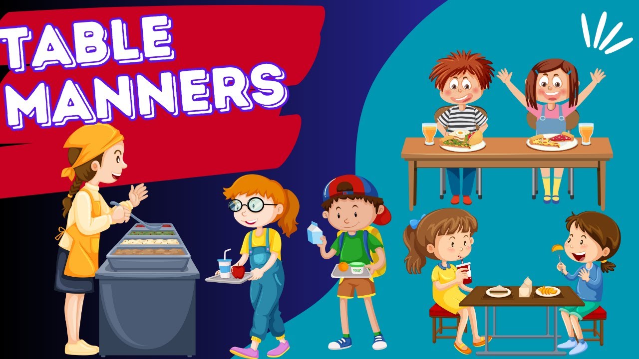 The Table Manners | Fun Dinner Time Song for Kids | Kids Learning ...