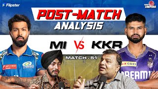 Mumbai Indians vs Kolkata Knight Riders | MI vs KKR Post-Match analysis | (Match - 51)