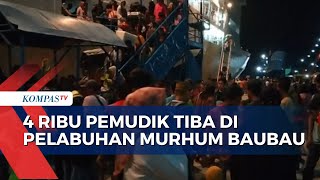 Puncak Arus Mudik, 4 Ribu Pemudik Padati Pelabuhan Murhum Baubau | 19 April 2023