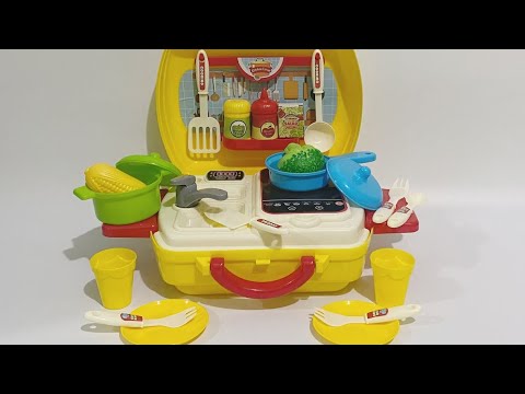 5 MINUTES SATISFYING WITH UNBOXING MINI KITCHEN COOKING PLAYSET TOY REVIEW VIDEO | ASMR VIDEOS