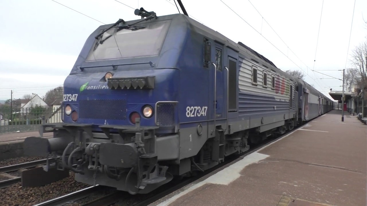 Gare d'Herblay - BB17000, FRET & Transilien J