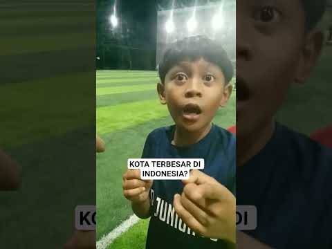 kota terbesar di indonesia ? #shortsviral #sepakbola