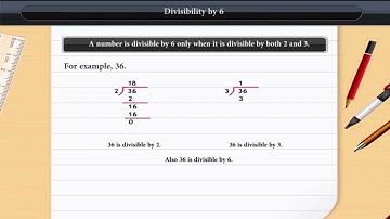 Divisibility by 6 | Class 6 | Maths