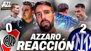 AZZARO REACCIÓN - INTER LE GANÓ 2-0 A RIVER Y LO ELIMINÓ DEL MUNDIAL DE CLUBES