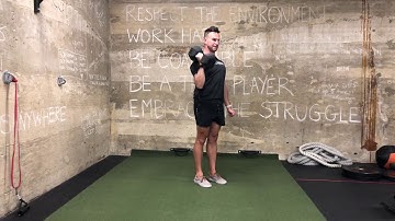 Single Arm Dumbbell Hammer Curl And Press