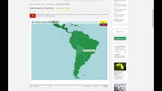 Seterra Speedrun | South America Countries [10sec]