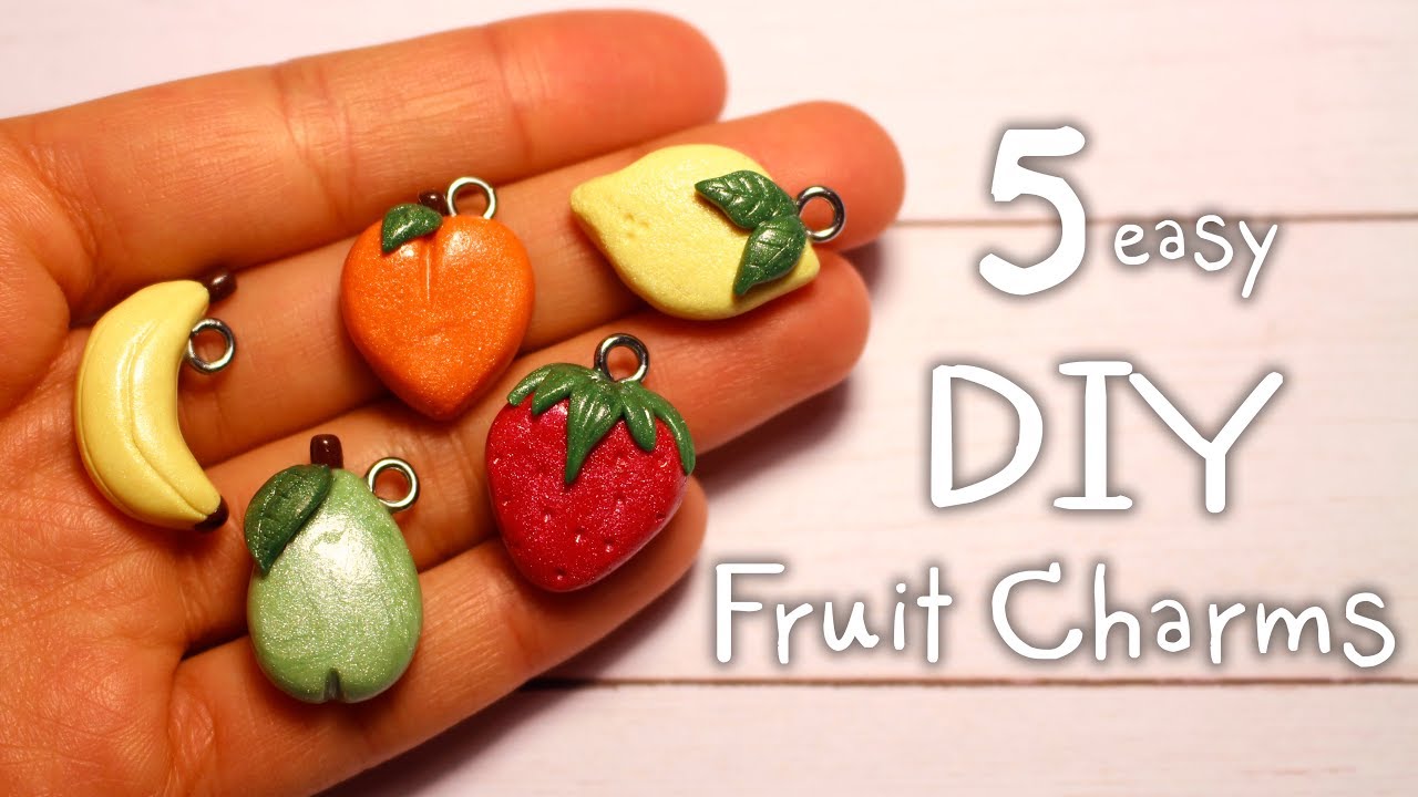 Easy DIY Fruit Charms