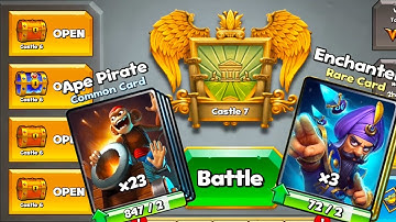 Castle Crush - Gameplay Walkthrough Part 22 - Opening Chests and VS 10Lvl (Android Games)