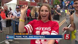 Music City gives fans a good time at the NFL Draft