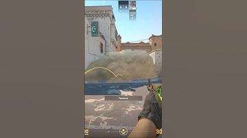 Самый простой Смок на Сити на карте Dust2 CS2! #кс2 #csgo #cs2 #counterstrike #cs #shorts #dust2