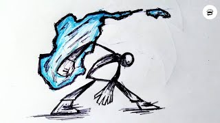Easy Stickman Drawing | Step By Step | Tutorial |