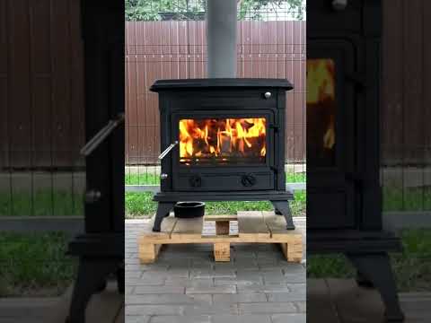 Чугунная печь Cobra от FireBird в работе