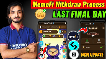 MemeFi Withdrawal Process | MemeFi New Update Last Step |  MemeFi 12 November Withdraw