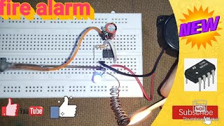 DIY | Fire alarm using 555 timer ic