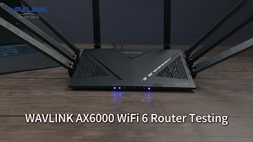 WAVLINK AX6000 WiFi 6 Router | Dual Band Gaming Router with 2.5Gbps WAN