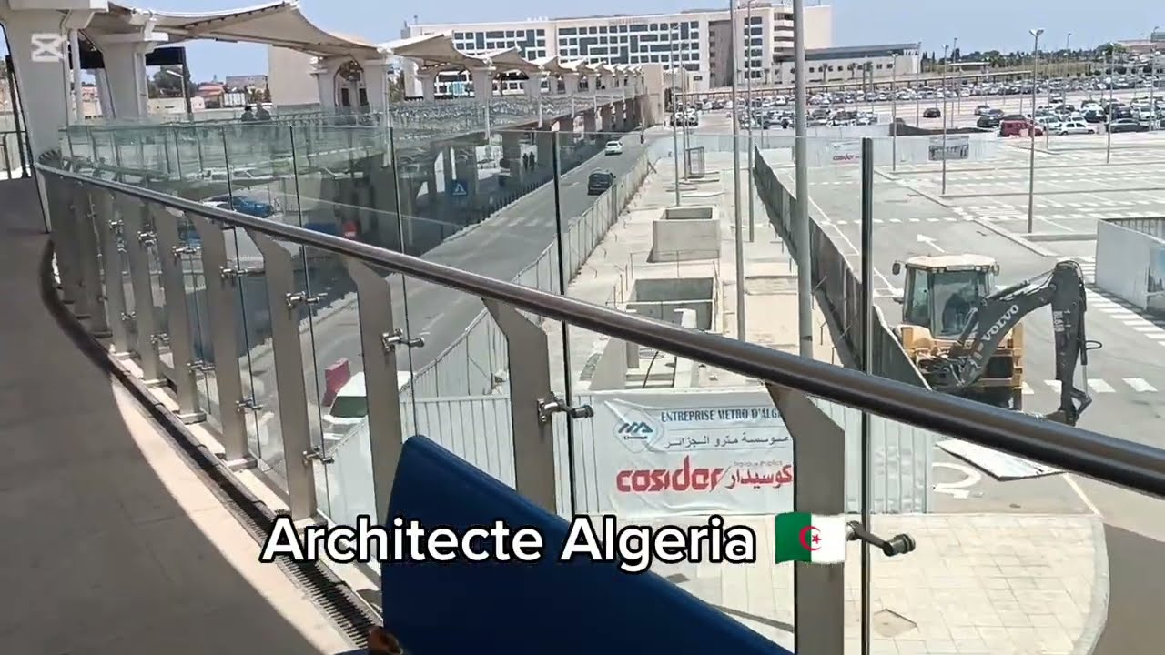 تقدم الأشغال في محطة ميترو المطار 🏗️ 🚧 station de métro Aéroport ✈️ d'Alger