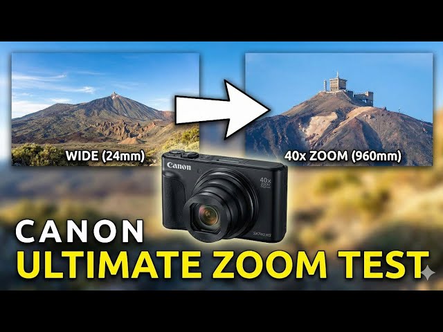 Canon Powershot SX740 HS Zoom Test and Image Quality - YouTube