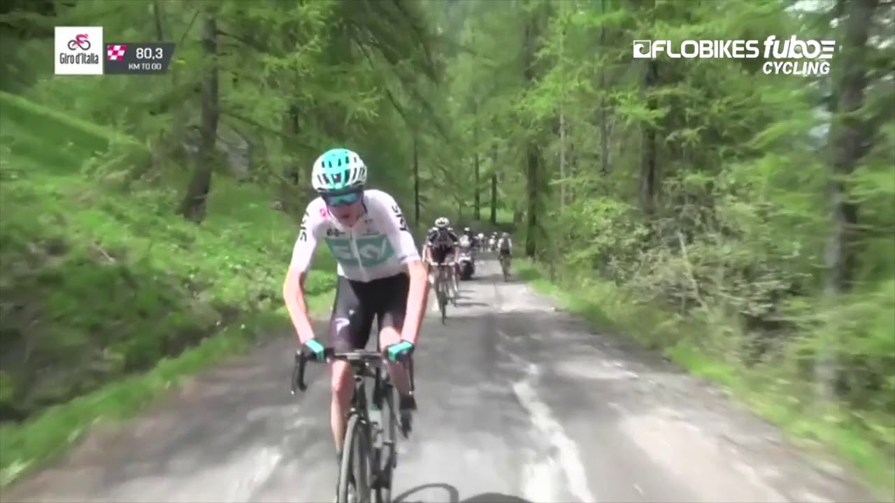 Chris Froomes Stage 19 Winning Attack 2018 Giro dItalia