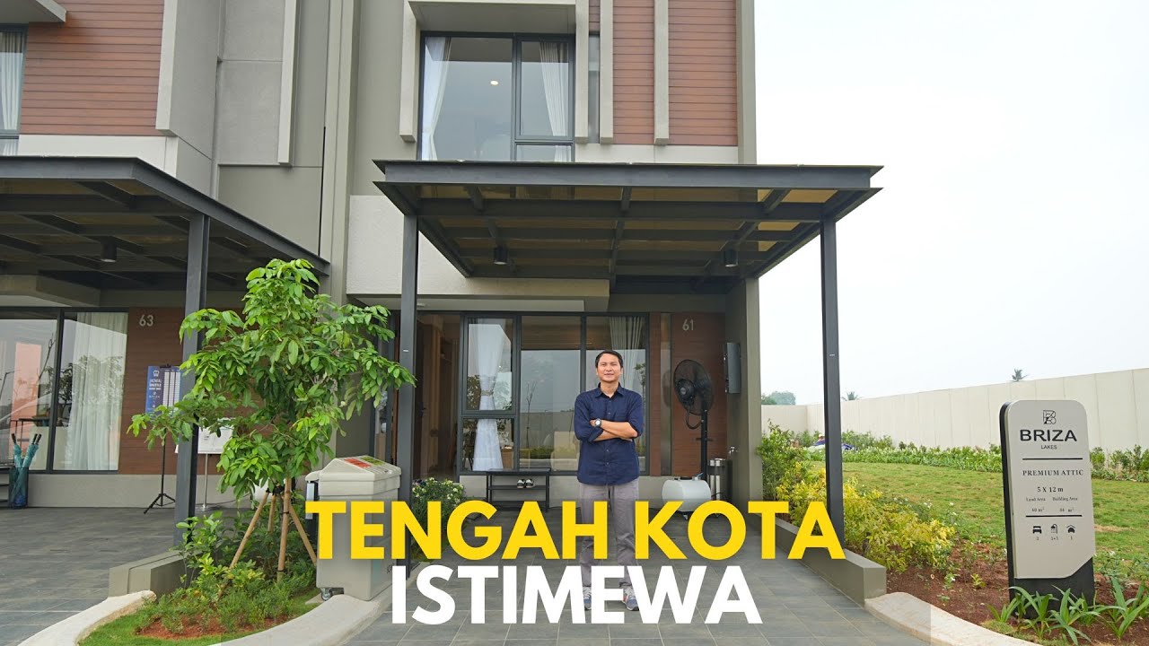 Rumah Tropis Cantik Dengan Attic di Summarecon Tangerang