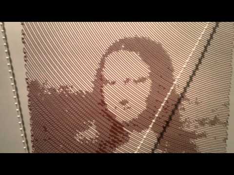 Drawing Machine "Polargraph" - Mona Lisa