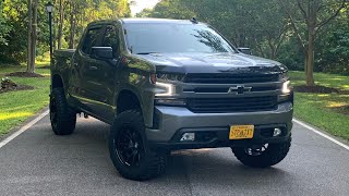 2021 Silverado RST 3.0 duramax 4” readylift SST landspider mt 35x12.5x20 HD PRO 20x11 33 offset