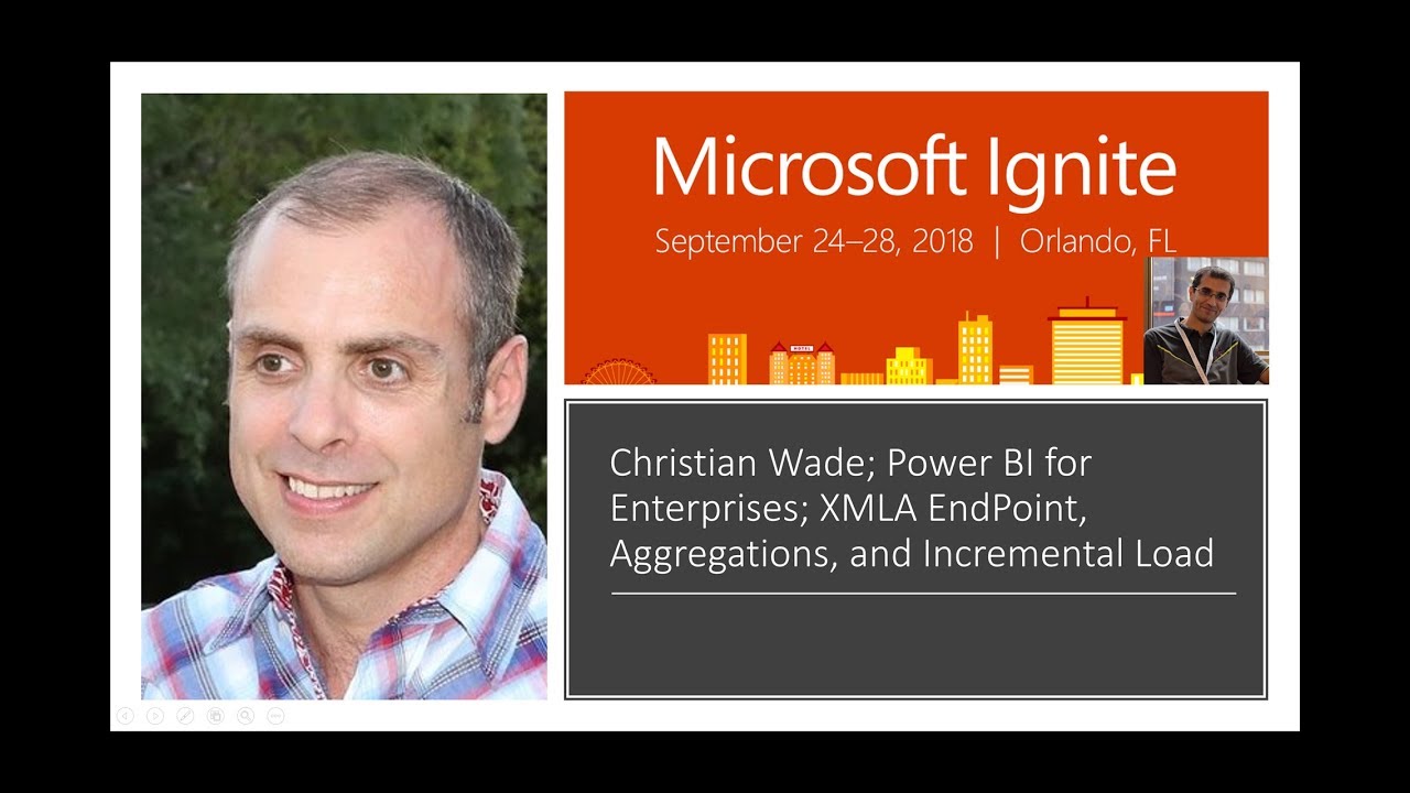 Christian Wade Interview at Ignite 2018 Power BI Enterprise XMLA EndPoint Aggregations Incremental L