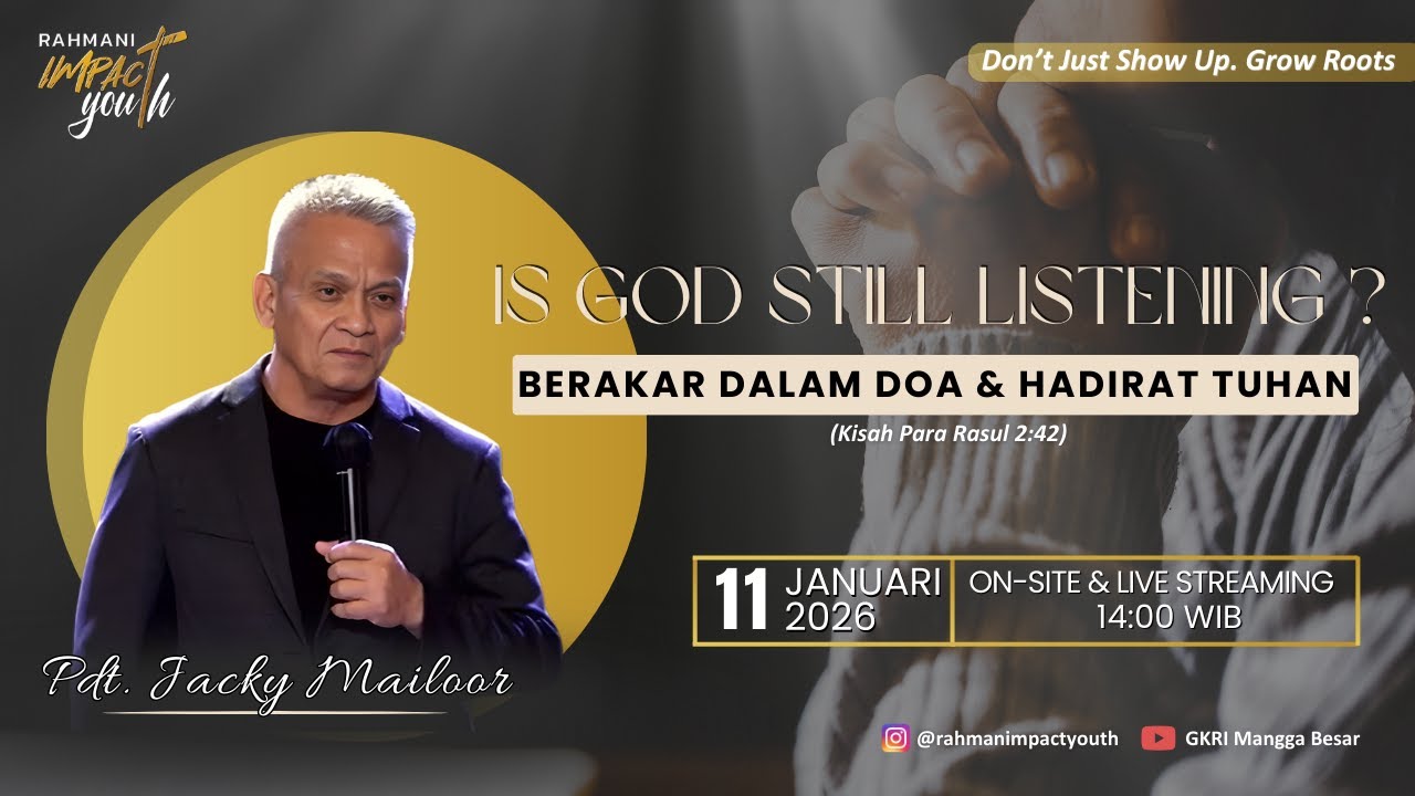 Ibadah Impact Youth GKRI Mangga Besar | Minggu 11 Januari 2025 2025 | Pk. 14.00 WIB