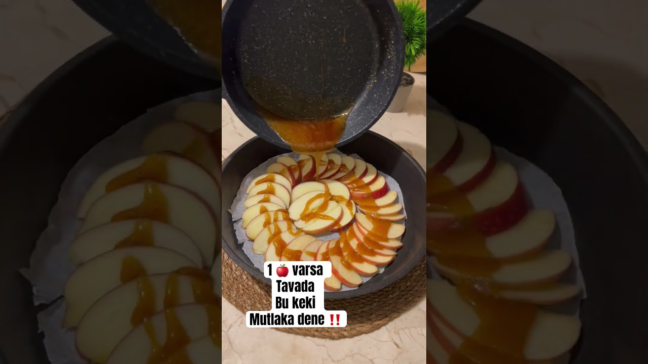 Tavada elmalı kek ‼️ tarifi açıklamada.. beğenip abone olmayı unutmayın ♥️ Tavada elmalı kek ‼️ tarifi açıklamada.. beğenip abone olmayı unutmayın ♥️