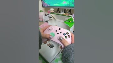 custom #xbox pink controller #unboxing 💗🎮