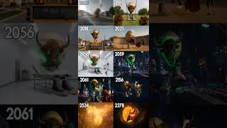 Evolution of Il Bisonte Giuppitere Giuppitercito #italianbrainrot #memes #trending
