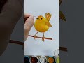 Como Pintar um Pássaro fácil com tinta acrílica