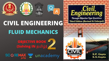 🔴 Objective Book Solving | Civil Engineering | GUPTA & GUPTA | TAMIL