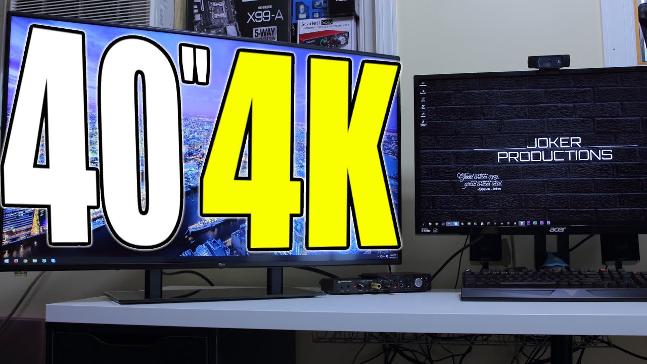 AMH A409u 40" 4K Monitor Review Best 4K Gaming Monitor For The Money