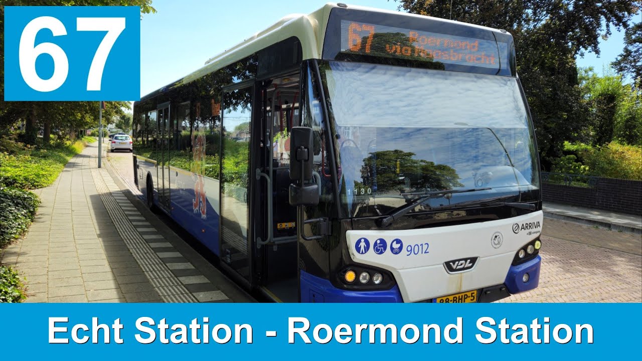 Arriva lijn 67: Echt - Roermond | Arriva Limburg | Arriva 9012 | 2024