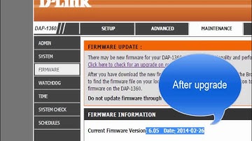 How to Upgrade Firmware D-Link DAP-1360