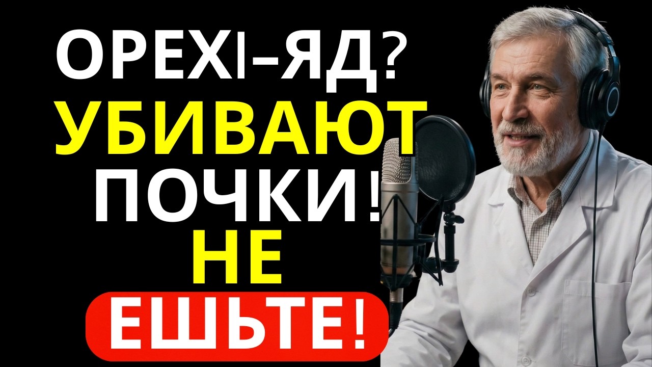 5 орехов, которые тихо разрушают почки после 60 — и 4, которые их спасают | Здоровье с Доктором