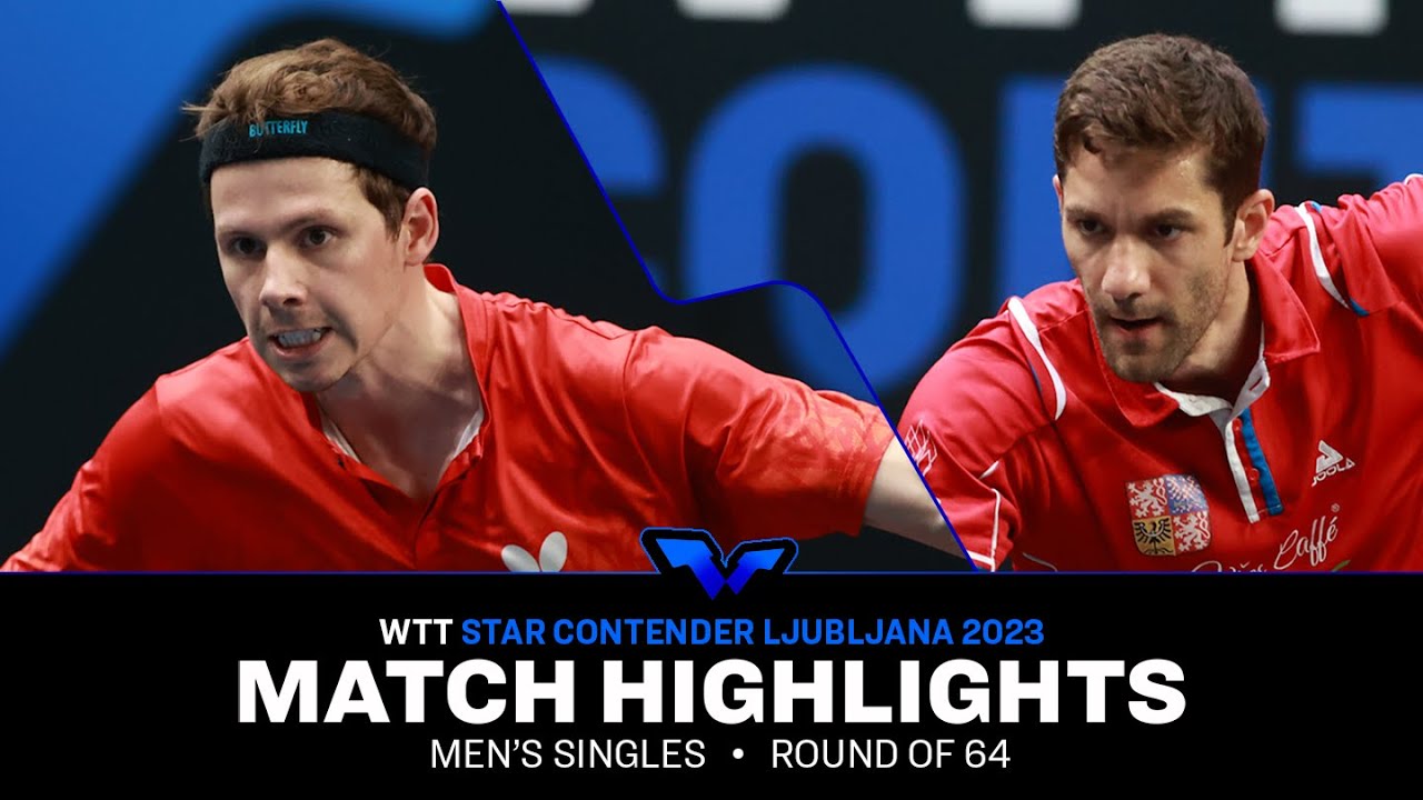 Jonathan Groth vs Lubomir Jancarik | MS R64 | WTT Star Contender Ljubljana 2023