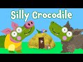 Three Little Pigs Cartoon 2 | Silly Crocodile Fairy Tales & Stories Just For Kids | 3 Little Pigs