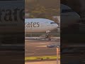 Fast & furious !!! Emirates Boeing 777 300 Arrival at Sydney Australia Airport