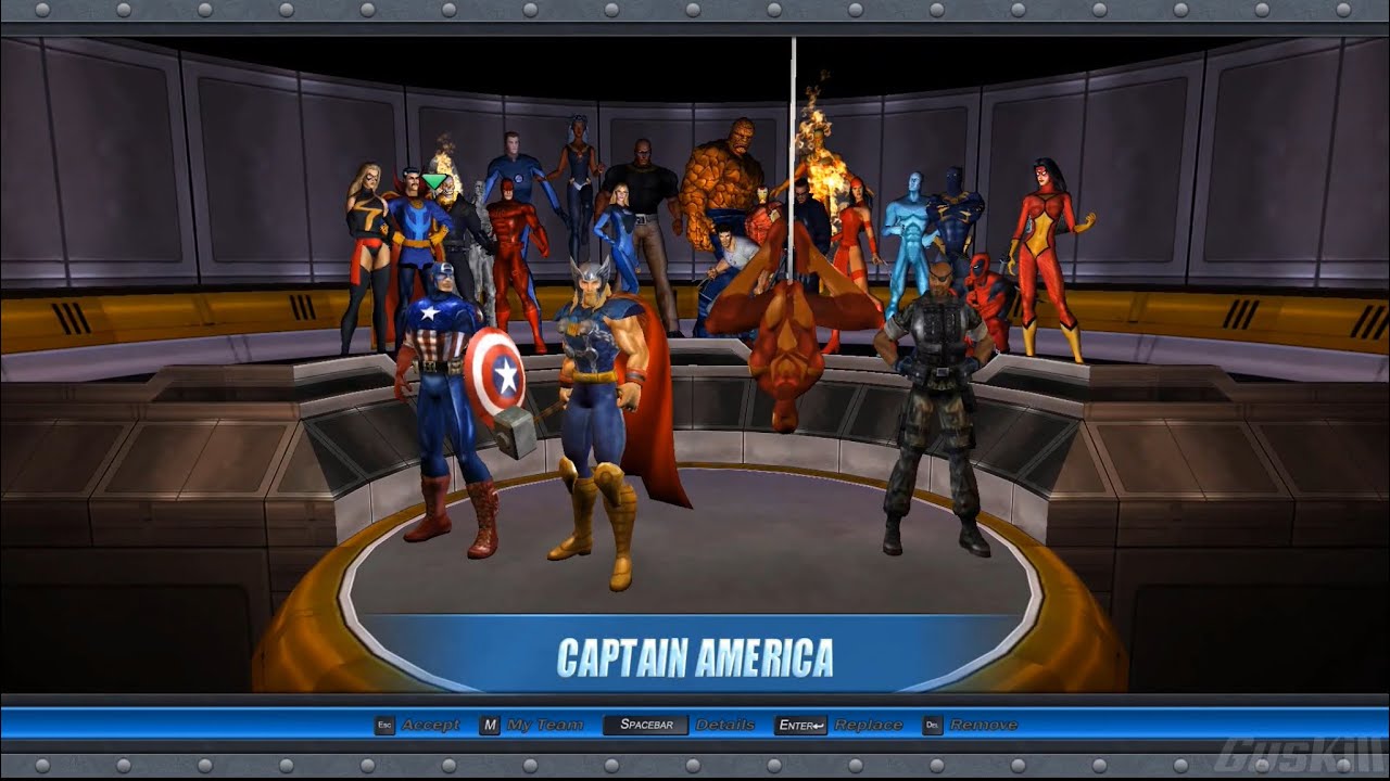 Marvel Ultimate Alliance All Characters and Skins (PC) YouTube
