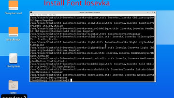 Arch: Install urxvt & urxvt font setting