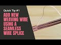 How to Add Weaving Wire Using a Seamless Splice | Wire Jewelry Basics