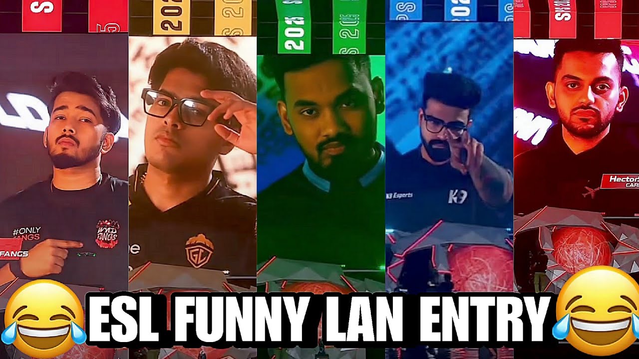 HECTOR Vs Omega Vs Scout Vs Jonathan Vs SouL Funny Entry In ESL Lan 😂 ...
