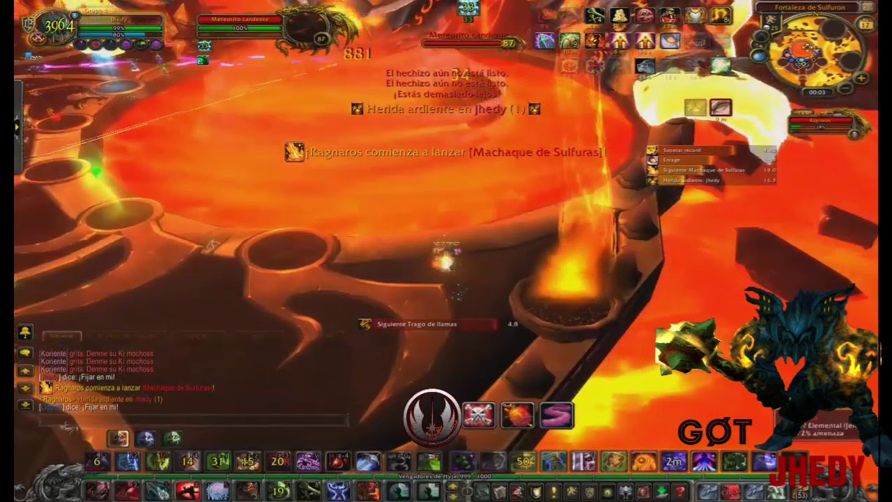 Tanking Ragnaros Ragnaros 25 Heroico Guild