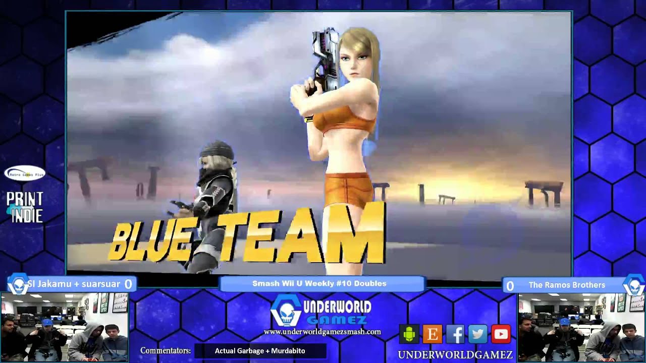 Smash Wii U weekly #10 doubles Underworld Gamez - SI Jakamu + suarsuar vs The Ramos Brothers